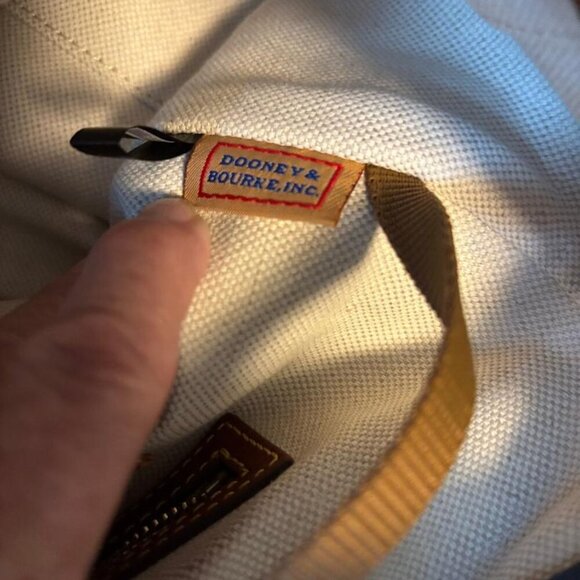 Dooney & Bourke Pebble Grain Camden Hobo Shoulder Bag Navy Blue NWOT - Picture 5 of 12